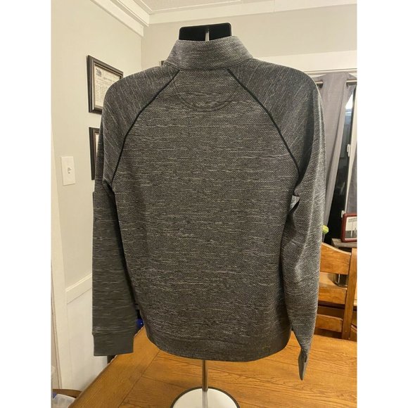 Greg Norman Mock Neck 1/4 Zip Pullover Heather Gray EUC Medium Weight Sz Med - Picture 5 of 8